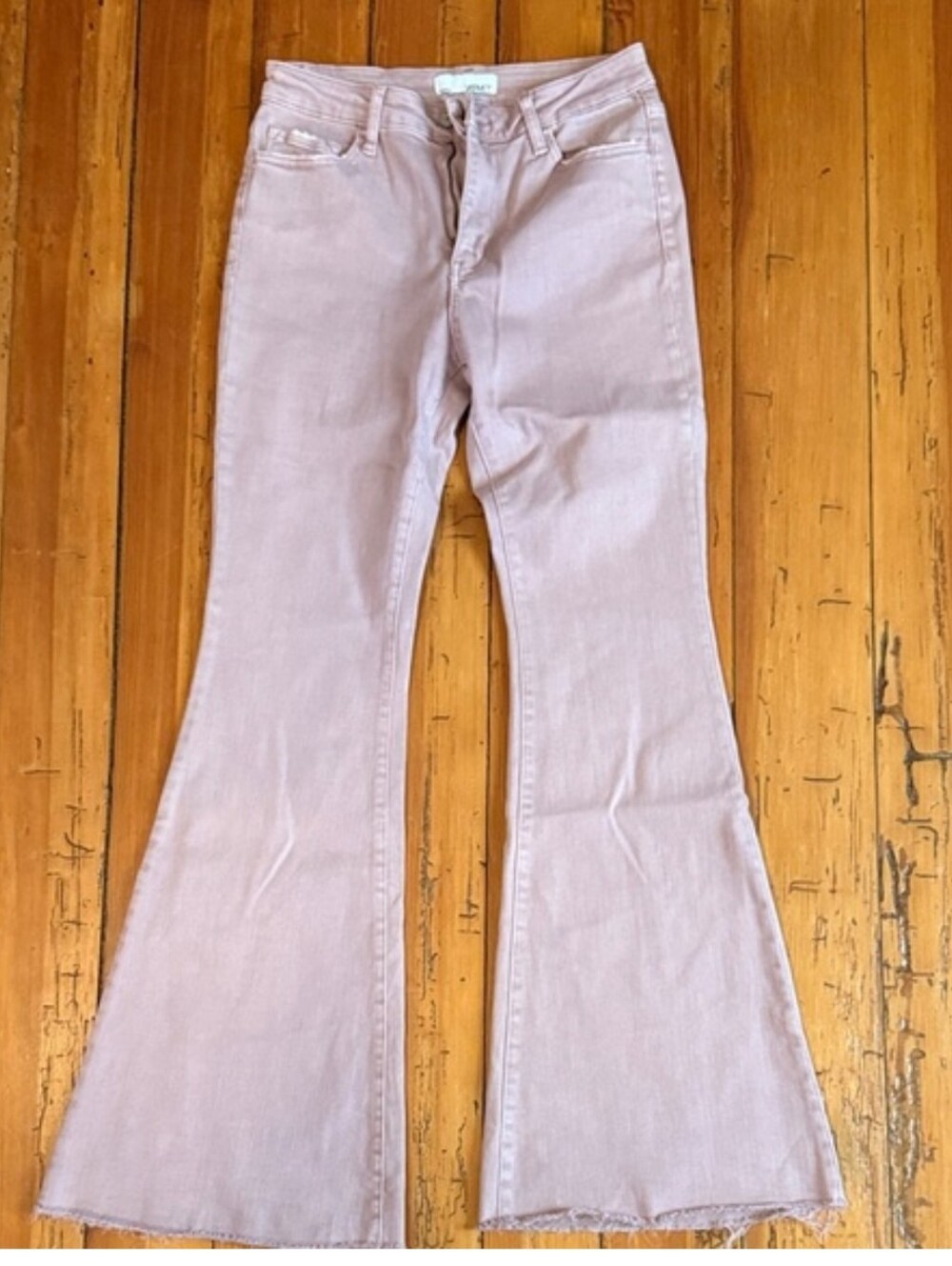 VERVET BY FLYING MONKEY Dusty Mauve Flare Jeans